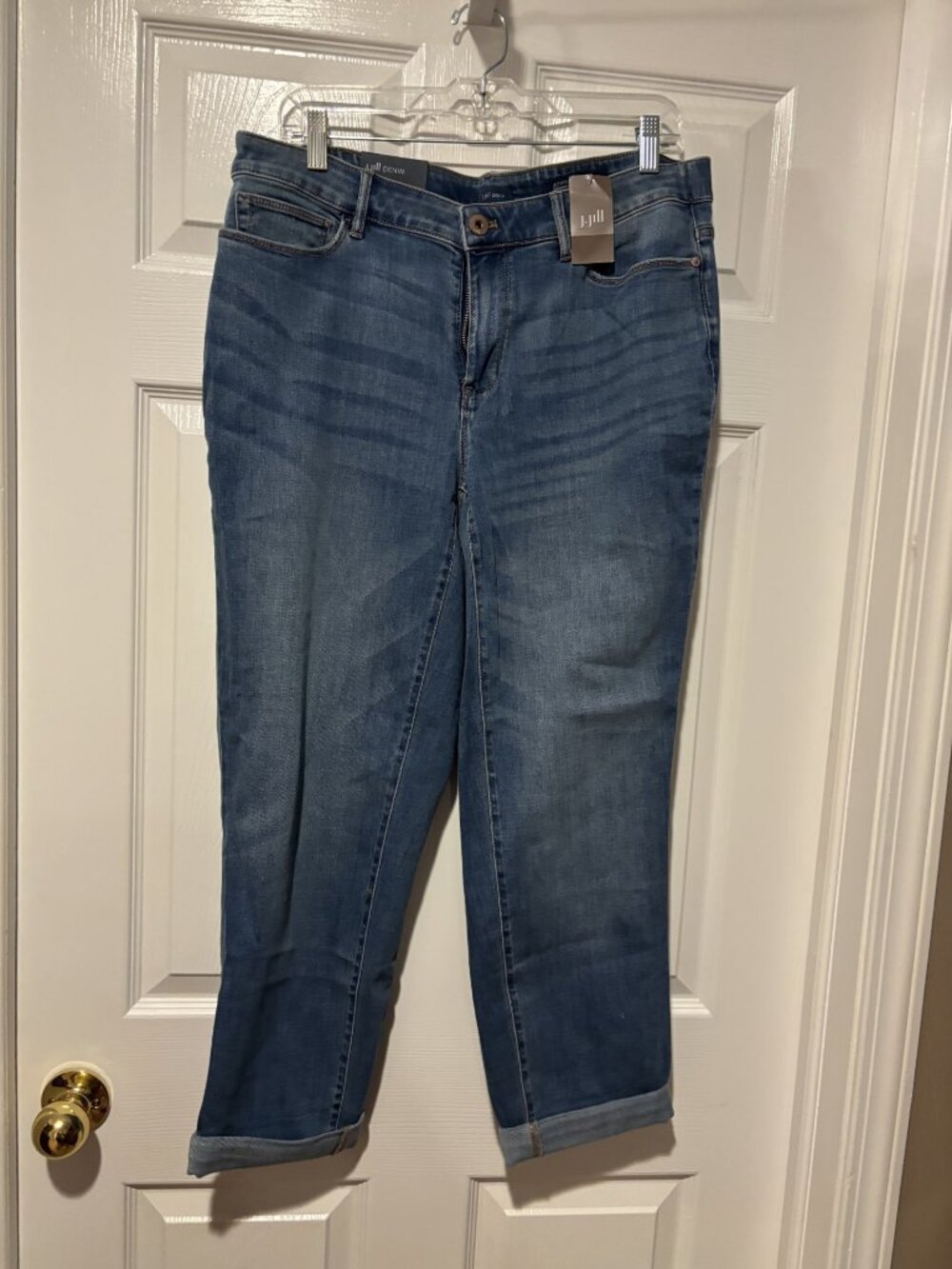 NWT J.Jill Straight-Leg Ankle Jeans